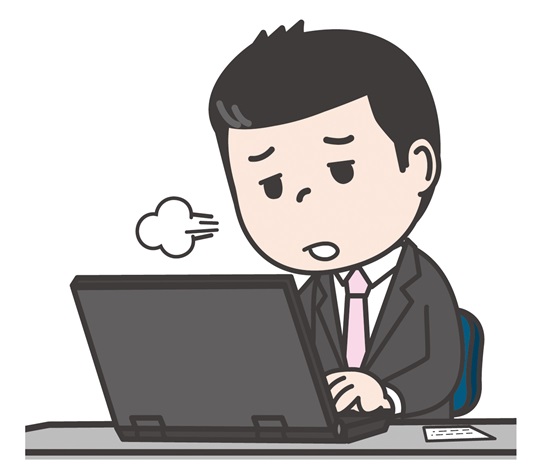 疲れている会社員